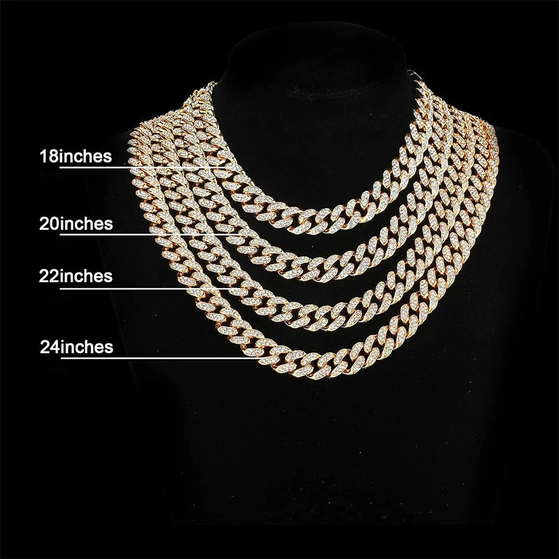 "Diamond Luxe" Cuban Link Chain