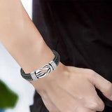 "Believe in Yourself" Braided Leather Bracelet