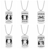 "Brotherhood Strength" Dog Tag Necklace