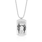 "Brotherhood Strength" Dog Tag Necklace