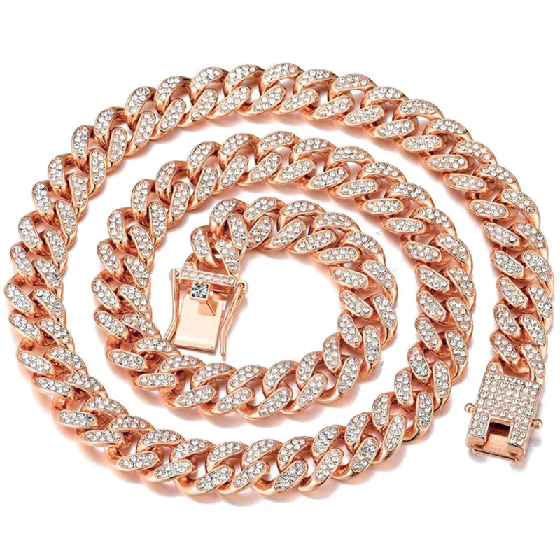 "Diamond Luxe" Cuban Link Chain