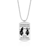 "Brotherhood Strength" Dog Tag Necklace