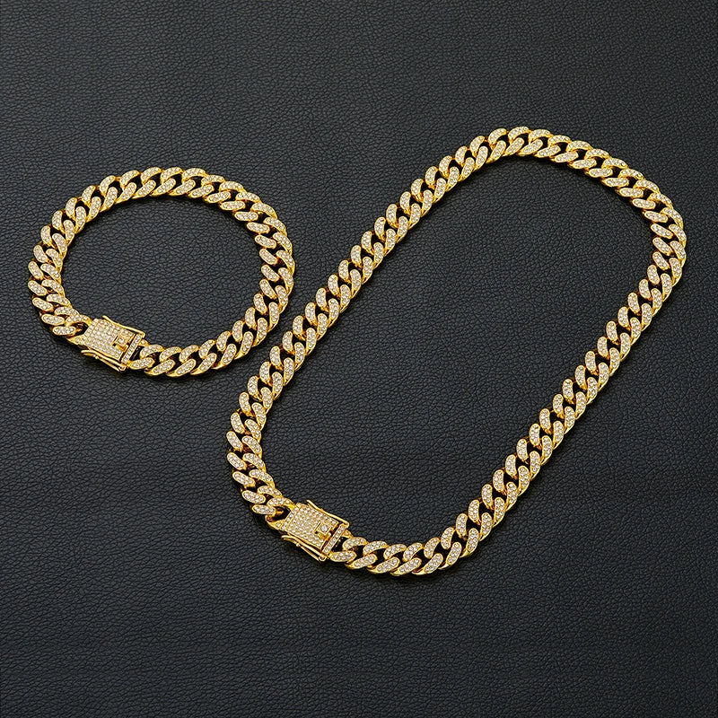 "Diamond Luxe" Cuban Link Chain