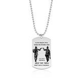 "Brotherhood Strength" Dog Tag Necklace